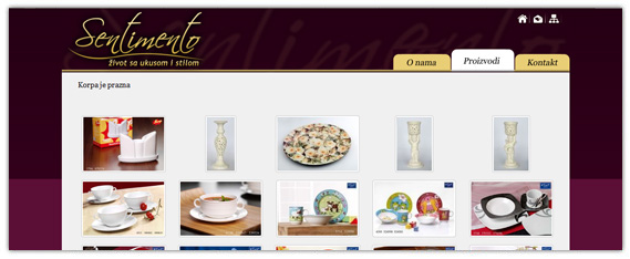 pokloni,dom,lepši dom,shop,online shop,web Sentimento - pokloni za lepši dom - online shop